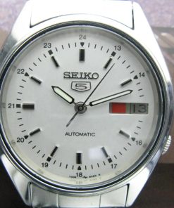 Japanese Seiko Double Calendar Automatic Medium Size Second Hand Men S Watch 7009 Roman English