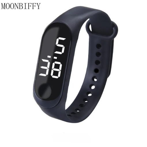 Led Digital Watch Touch Screen Sports Children Electronic Watch Women Men Silicone Strap Wirstwatch Student Clock 2