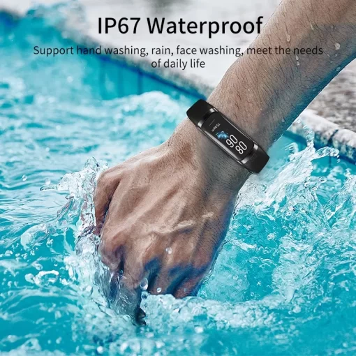 Lige Amoled Smart Watch Men 2023 Smart Band Women Heart Rate Blood Smartwartch Waterproof Smart Bracelet 1