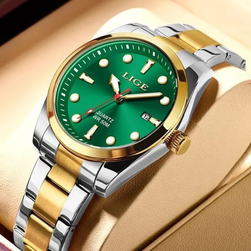Lige Diver Watches For Men Fashion Military Waterproof Quartz Chronograph Wristwatches Top Luxury Sport Watch Men 1