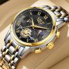 Lige Men Watches Top Brand Luxury Men Quartz Wristwatches Sport Waterproof Quartz Watch Military Chronograph Relogios