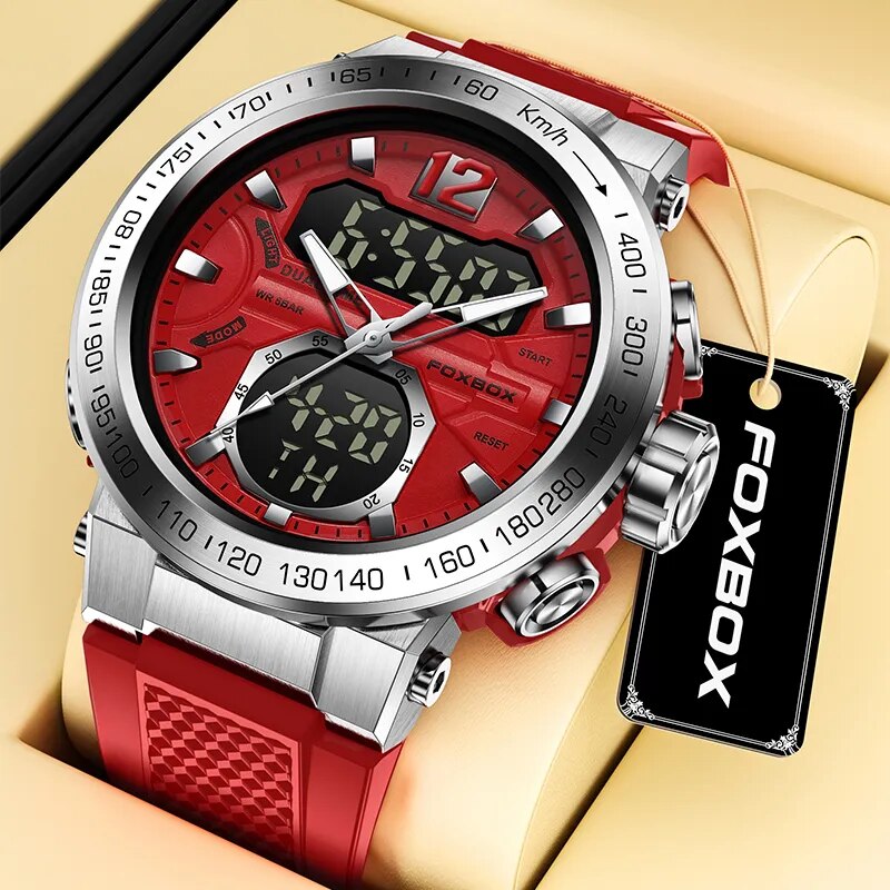 LIGE-New-Men-Fashion-Sports-Watches-Dual-Display-Digital-Silicone-Strap-Quartz-Watch-For-Men-50M