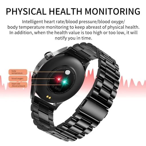 Lige Smart Watch For Men Full Touch Screen Sport Fitness Watch Man Ip67 Waterproof Bluetooth For 2