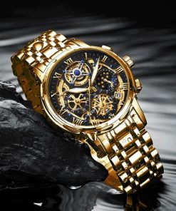 Lige Waterproof Watch For Men Top Brand Luxury Men Watch Fashion Business Sports Quartz Chronograph Wristwatches 1