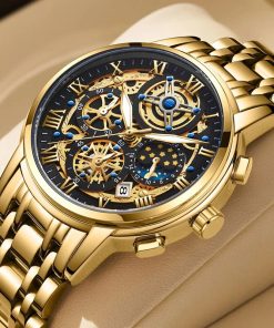 Lige Waterproof Watch For Men Top Brand Luxury Men Watch Fashion Business Sports Quartz Chronograph Wristwatches