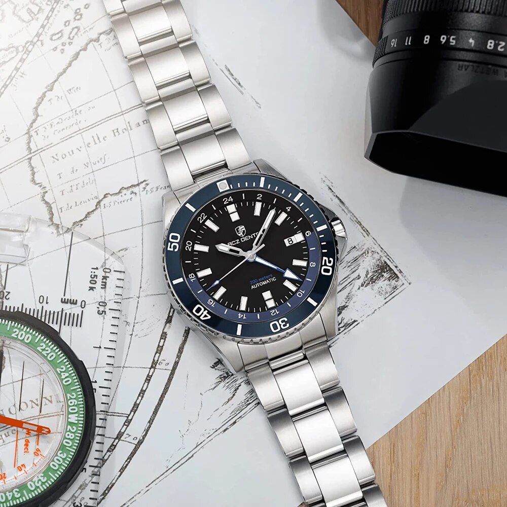 Lacz-Denton-2023-GMT-Men-s-Watches-Mechanical-Top-brand-luxury-Wristwatch-for-men-Automatic-watch-4