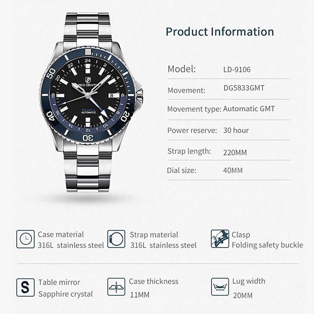 Lacz-Denton-2023-GMT-Men-s-Watches-Mechanical-Top-brand-luxury-Wristwatch-for-men-Automatic-watch-5