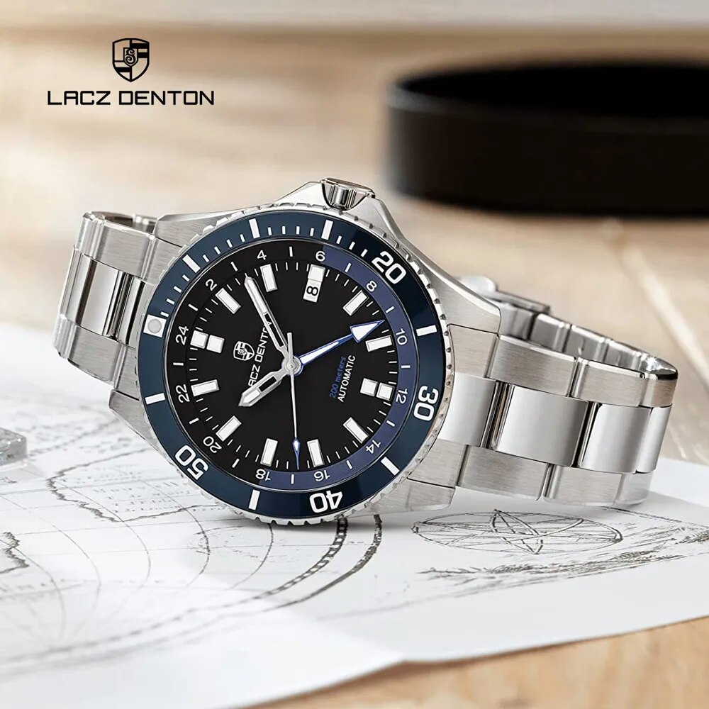 Lacz-Denton-2023-GMT-Men-s-Watches-Mechanical-Top-brand-luxury-Wristwatch-for-men-Automatic-watch