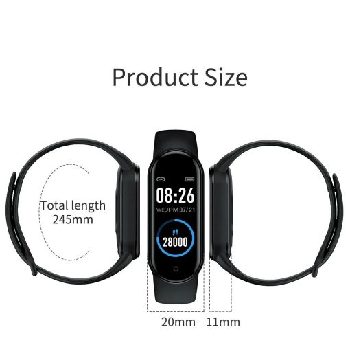 M5 Smart Watch Color Screen Step Counting Multi Sport Mode Message Reminder Photography Music Remote Control 4