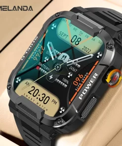 Melanda 1 85 Outdoor Military Smart Watch Men Bluetooth Call Smartwatch For Xiaomi Android Ios Ip68