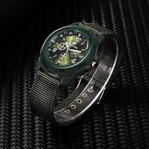 Men Army Watch Nylon Military Male Quartz Watches Fabric Canvas Strap Casual Cool Men S Sport 3