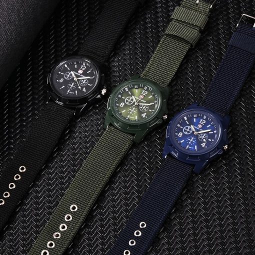 Men Army Watch Nylon Military Male Quartz Watches Fabric Canvas Strap Casual Cool Men S Sport 5