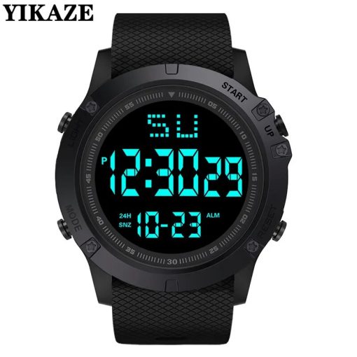 Men Sport Watch Multifunction Military Sports Watch Waterproof Luminous Led Digital Kids Watch Big Dial Student 1