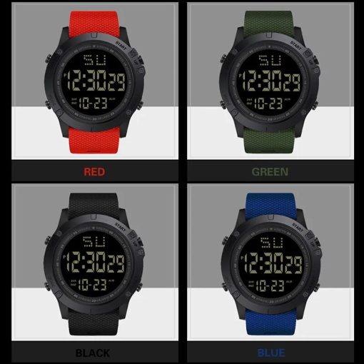 Men Sport Watch Multifunction Military Sports Watch Waterproof Luminous Led Digital Kids Watch Big Dial Student 11