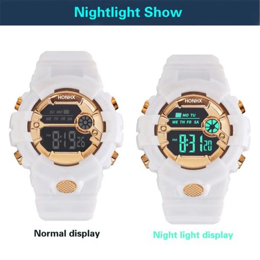 Men Sport Watch Multifunction Military Sports Watch Waterproof Luminous Led Digital Kids Watch Big Dial Student 4