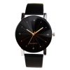 Men Women Watches Leather Strap Line Analog Quartz Ladies Wrist Watches Fashion Watch Luxury Leather Wrist