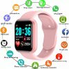 Multifunctional Smart Watch Women Men Bluetooth Connected Phone Music Fitness Sports Bracelet Sleep Monitor Y68 Smartwatch