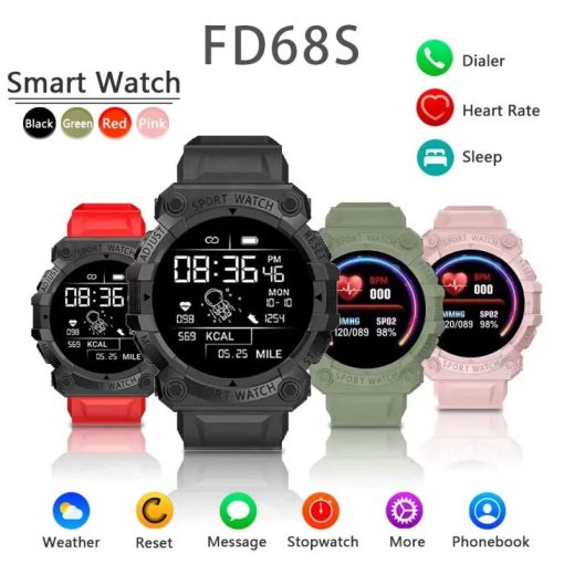 New Fd68s Smart Watch Men Chils Bluetooth Smartwatch Ip68 Touchscreen Fitness Bracelet Sports Fitness Smart Band