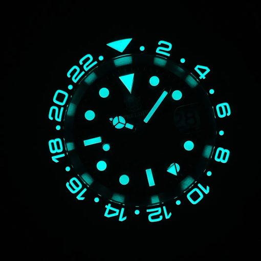 Nh34 Movement New Watch 2023 Four Hands G M T Steeldive 41mm Sd1993 C3 Super Luminous