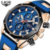 New Fashion Mens Watches Top Brand Luxury Silicone Sport Watch Men Quartz Date Clock Waterproof Wristwatch