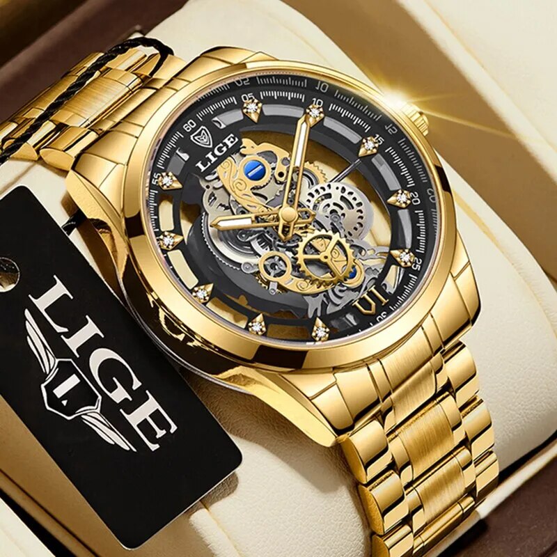 New-Men-Watch-Skeleton-Quartz-Wristwatch-Gold-Skeleton-Retro-Man-Watch-Top-Brand-Luxury-Clock-Mens