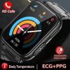 New Men S Health Smartwatch Non Invasive Blood Glucose Ecg Ppg Heart Rate Ip68 Waterproof Smartwatch