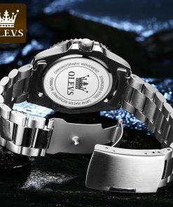 Olevs Original Men S Watches Brand Quartz Multifunction Stainless Steel Watch Business Watch For Men Automatic 1