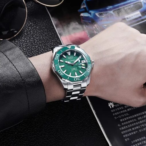 Oupai 2023 New Arrival Sport Automatic Diving Watch 1 4 Orange Ceramic Bezel Waterproof Wristwatch Men 4