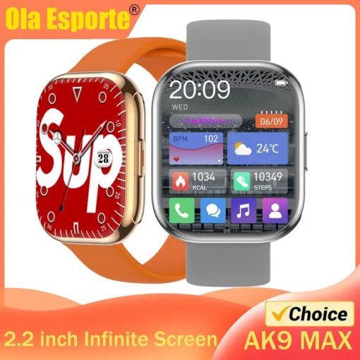 Ola Esporte Smartwatch Phone Call Nfc Bluetooth Smart Watch For Men Women Real 2 2 Inch 5