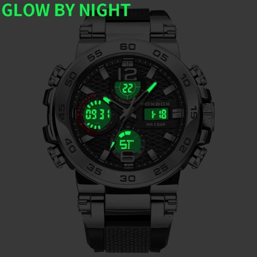 Original Brand Lige Luxury Watches For Men Quartz Fashion Digital Wrist Watch Silica Gel Military Sport 4