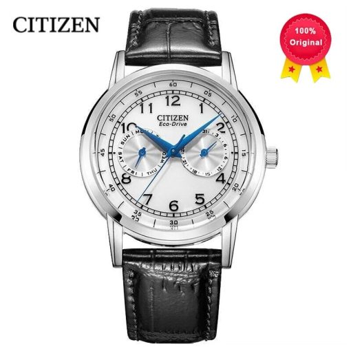 Original Citizen Watches For Men Ao9003 Genuine Ecology Drive Japanese Fashion Retro Casual Small Blue Needle