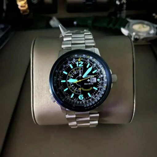 Original Citizen Genuine Blue Angel Men S Watch Date Display Waterproof Luminous Ecology Drive Fashion Watch 2