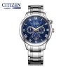 Original Citizen Watches For Men New Quartz Brown Leather Strap Date Calendar Moon Phase Waterproof Luminous