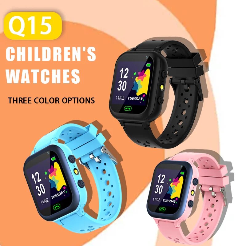 Q15-Kids-Smart-2G-Talk-Phone-Watch-Waterproof-GPS-Locator-for-Boys-and-Girls-SOS-Sports