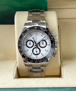 Quality Men Watch C 4130 Ceramic Rotatable Chronometer Circle All Steel Calendar Luxury Sport Automatic Mechanical