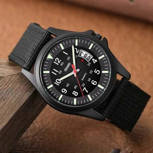 Reloj Hombre 2023 Fashion Mens Nylon Watches Luxury Men Army Military Quartz Watch Calendar Date Wristwatch 2