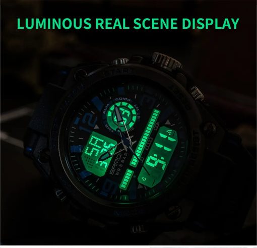 Sanda 2023 Top Brand Men S Watches 5atm Waterproof Sport Military Wristwatch Quartz Watch For Men 3