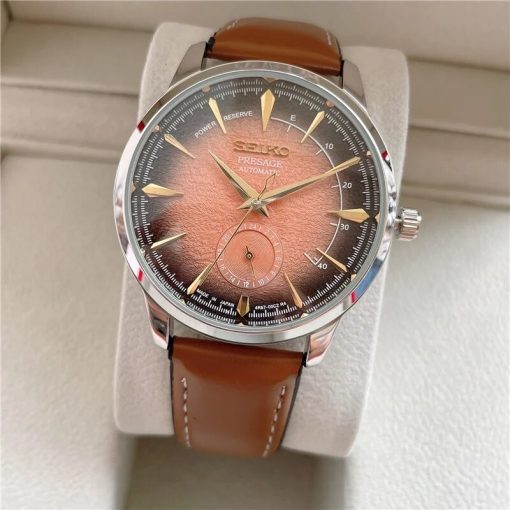 Seiko Exquisite Dial Men S Watch Quartz Movement Creative Four Needle Dial High Quality Comfortable Fine 4