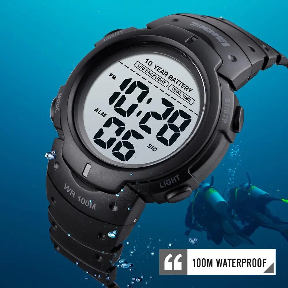 SKMEI-Outdoor-Sport-Watch-100M-Waterproof-Digital-Watch-Men-Fashion-Led-Light-Stopwatch-Wrist-Watch-Men-5