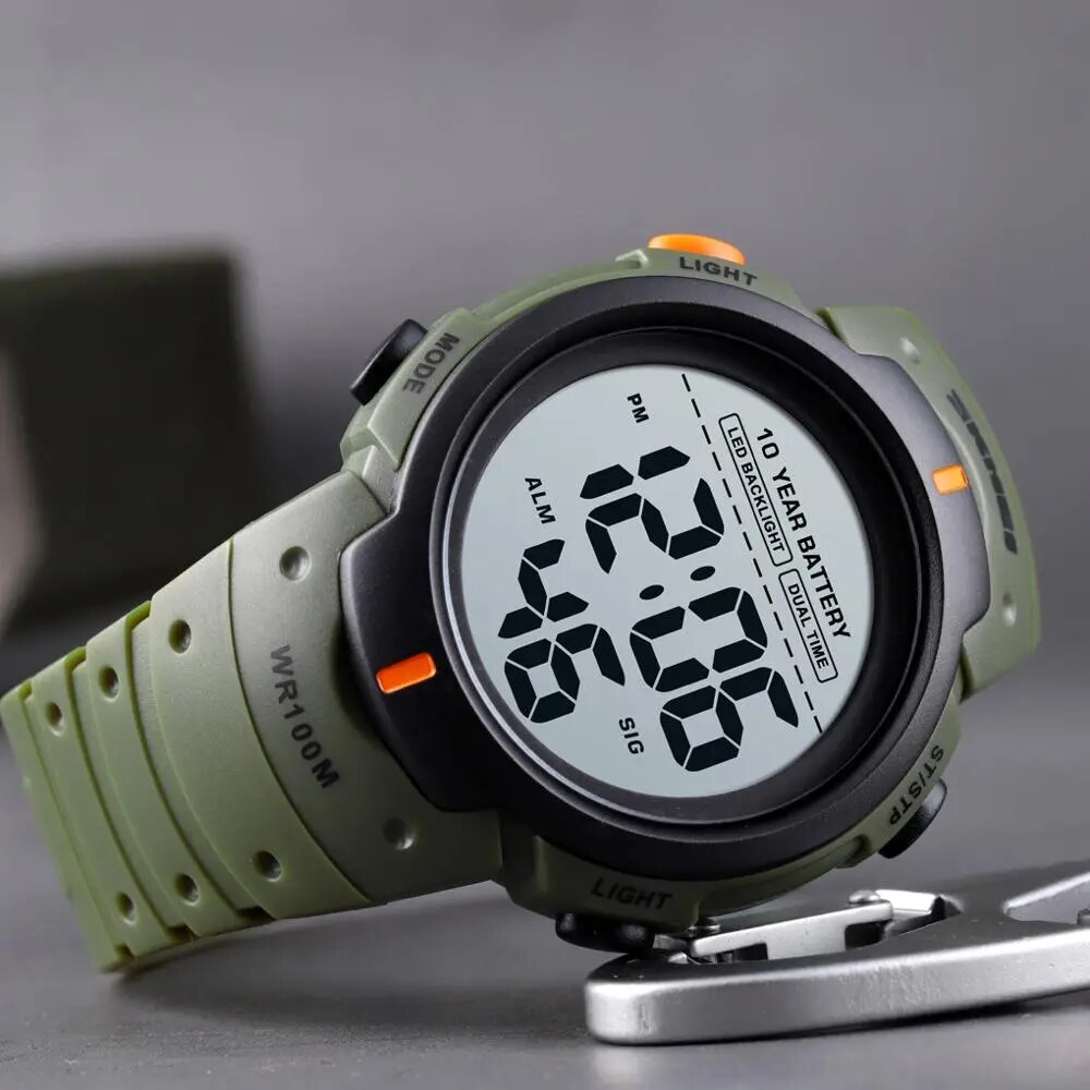 SKMEI-Outdoor-Sport-Watch-100M-Waterproof-Digital-Watch-Men-Fashion-Led-Light-Stopwatch-Wrist-Watch-Men