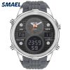 Smael Fashion Casual Quartz Wristwatches Digital Electronic Clock Led Automatic Alarm Clocks 1273 Men Sport Watches