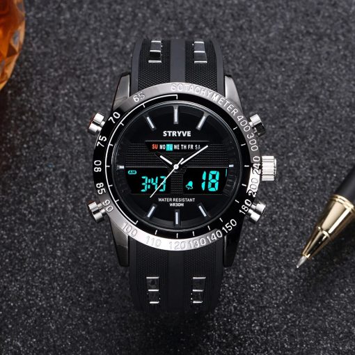 Stryve S8005 Brand Men S Luxury Army Watches 3atm Waterproof Men S Big Dials Relojs Wristwatches 5