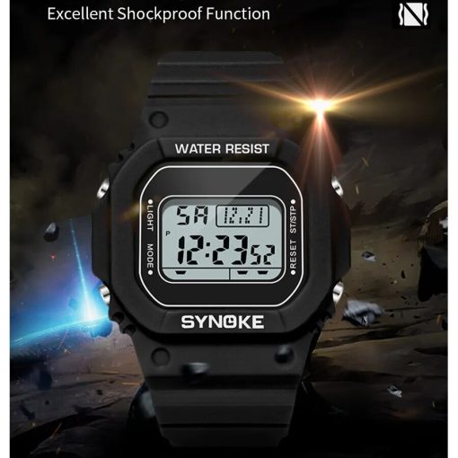 Synoke Outdoor Military Digital Watch For Men Fashion Retro Men Watch Sports Waterproof Men Watch Multifunctional 1