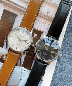 Simple Seiko Three Needle Delicate Dial Casual Quartz Men S Watch Comfortable Leather Strap Three Needle 1