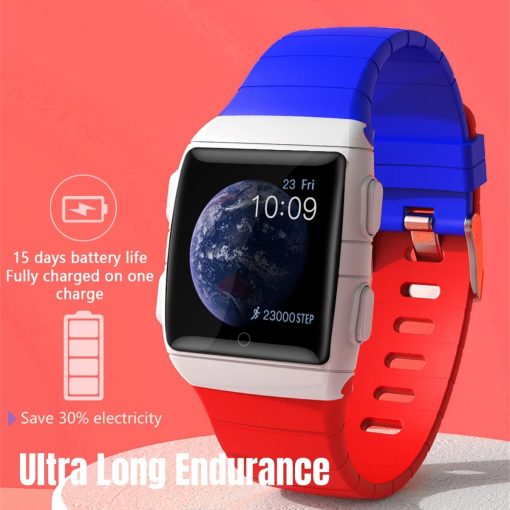 Sports Smart Watch Full Touch Screen Smart Notification Watch Ip68 Waterproof 24h Heart Rate Monitor Men 1