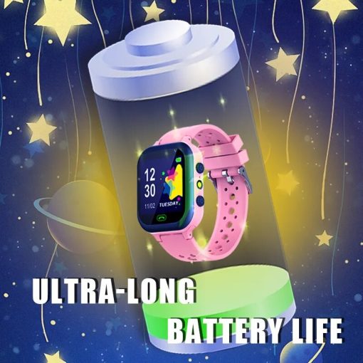 Stable Gps Tracker Kids Smart Watch With Sos Emergency Alarm Waterproof Support Sim Card Hd Call 1