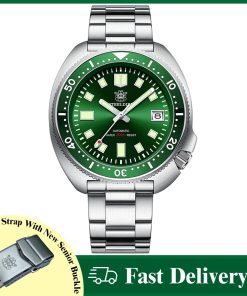 Steeldive Sd1970 White Date Background 200m Wateproof Nh35 6105 Turtle Automatic Dive Diver Watch