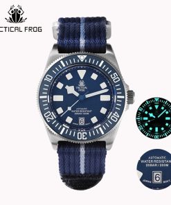 Tactical Frog Titanium Watch Fxd Sapphire Glass Bgw 9 Luminous Nh35 Automatic 200m Waterproof 42mm Mechanical