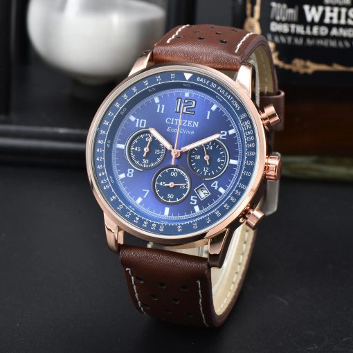 Top Brand High Quality Men S Watch Citizen Full Function Belt Quartz Men S Business Aaa 10