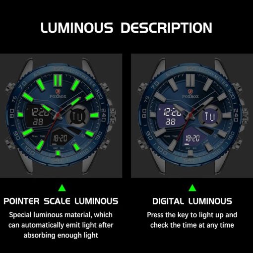 Top Brand Lige New Sport Military Men Watches Waterproof Luxury Digital Analog Alarm Clock Male Quartz 4